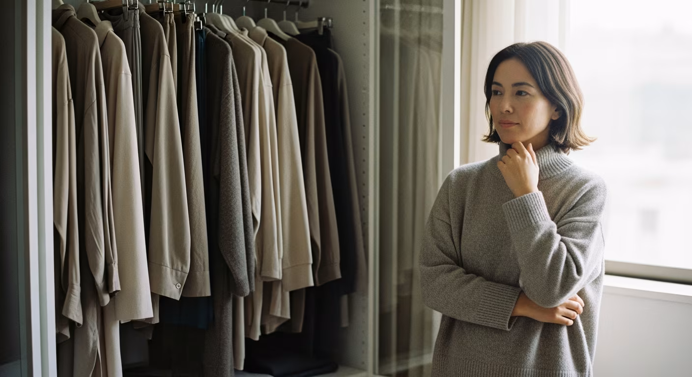 毎日同じ服でも飽きない|時短と自分らしさを両立する装いの整え方