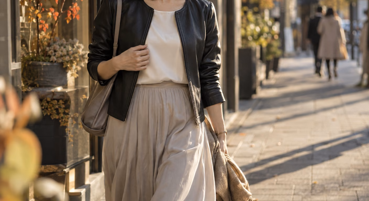 顔タイプフェミニン 辛口の服が着たい|負けるかちぐはぐかで分ける