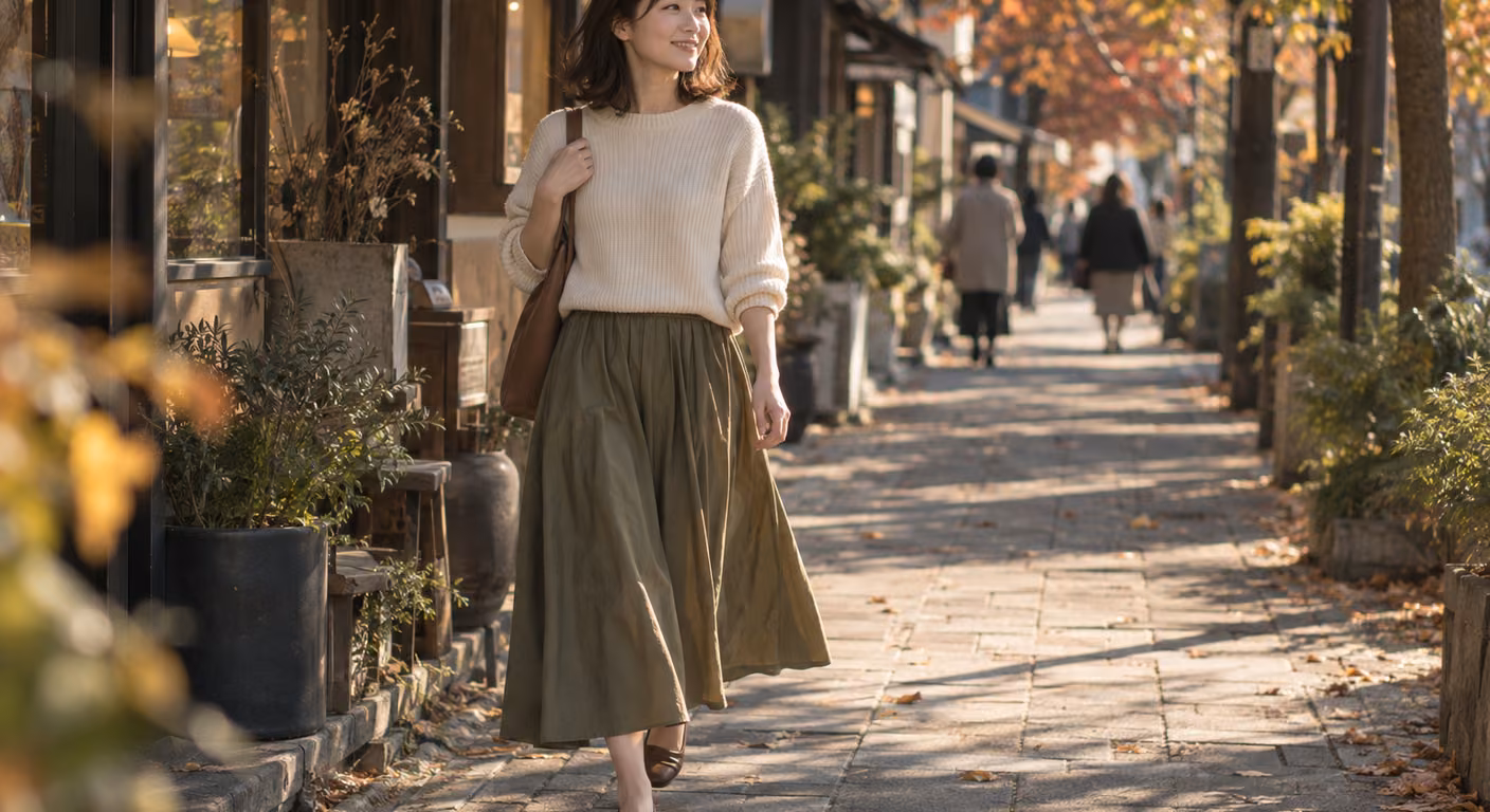 服装の流行は身長で着方が変わる｜売り場の丈と幅を自分の背丈に引き直す