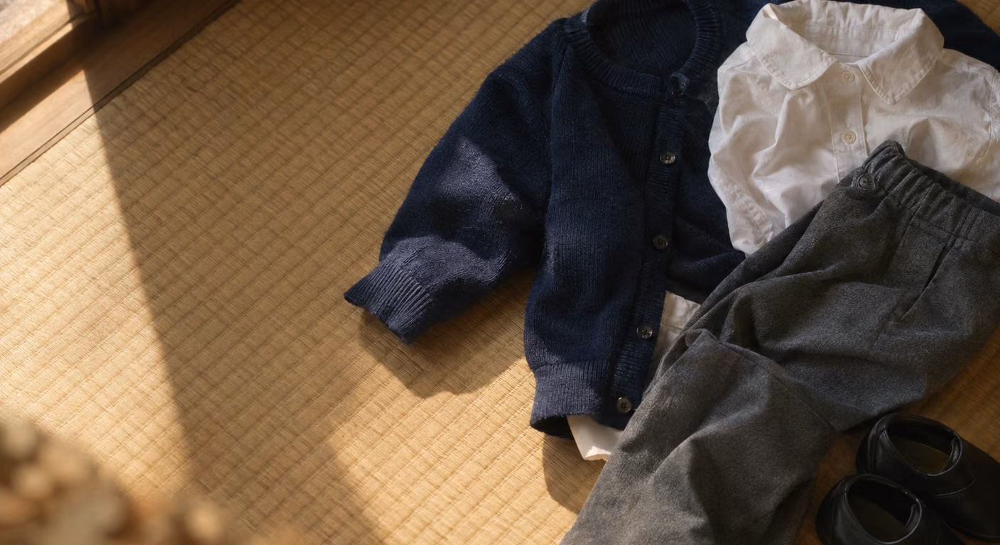 法事の服装 子ども｜制服がない子は手持ちの服を色と音でそろえる