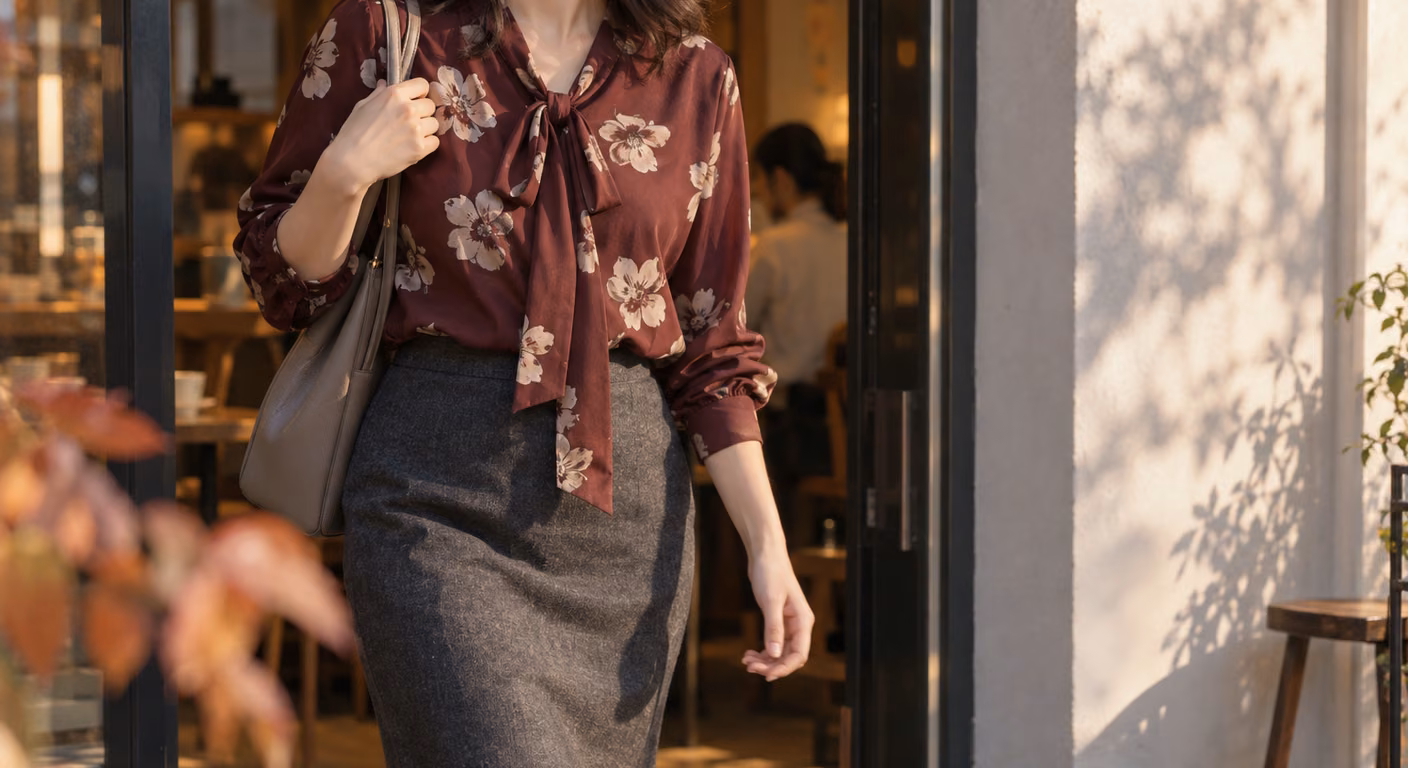 綺麗系の顔で可愛い服が浮く|甘さの大きさと数を合わせる秋冬の直し方