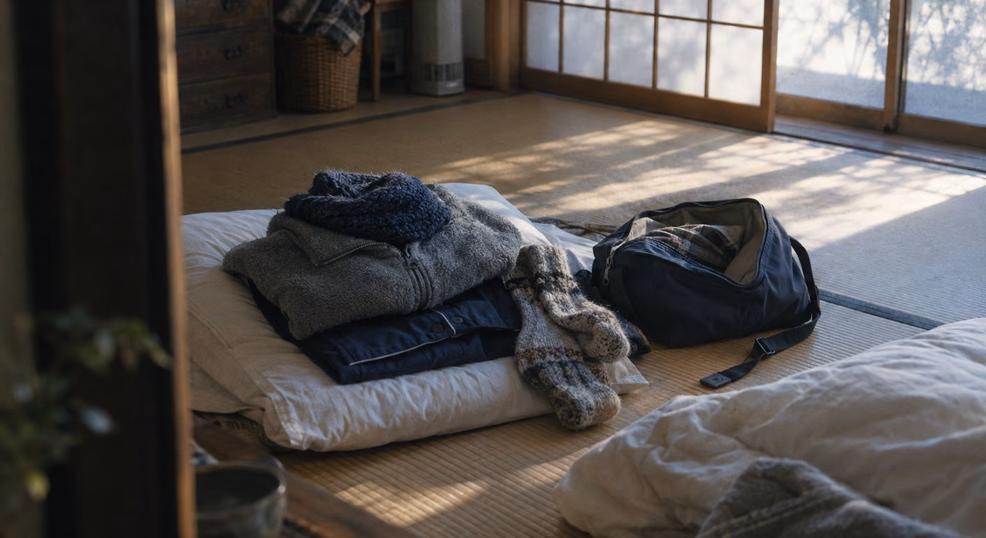 帰省の部屋着｜冬の実家と義実家は、寝る部屋の寒さと家族の目で選ぶ
