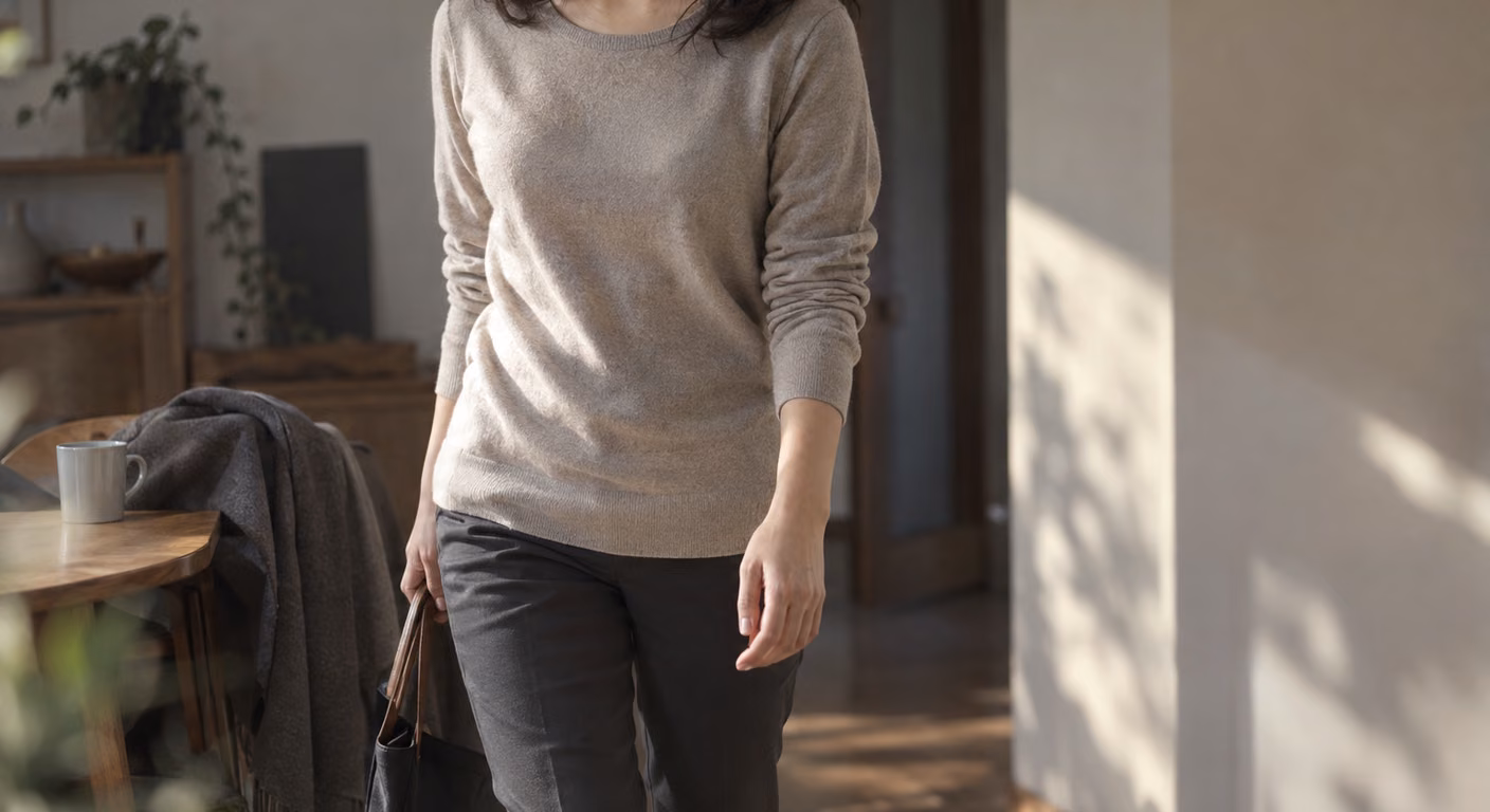 骨格診断をわかりやすく｜ニットのシワが出る場所で3タイプを分ける