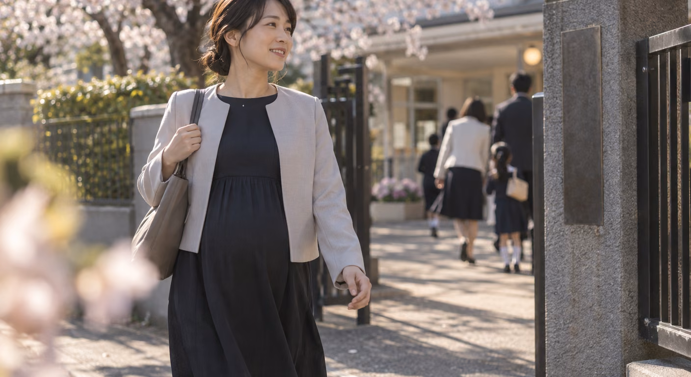 マタニティー卒園式の服装の選び方|入園式との違いと、3月の会場で決まる3か所