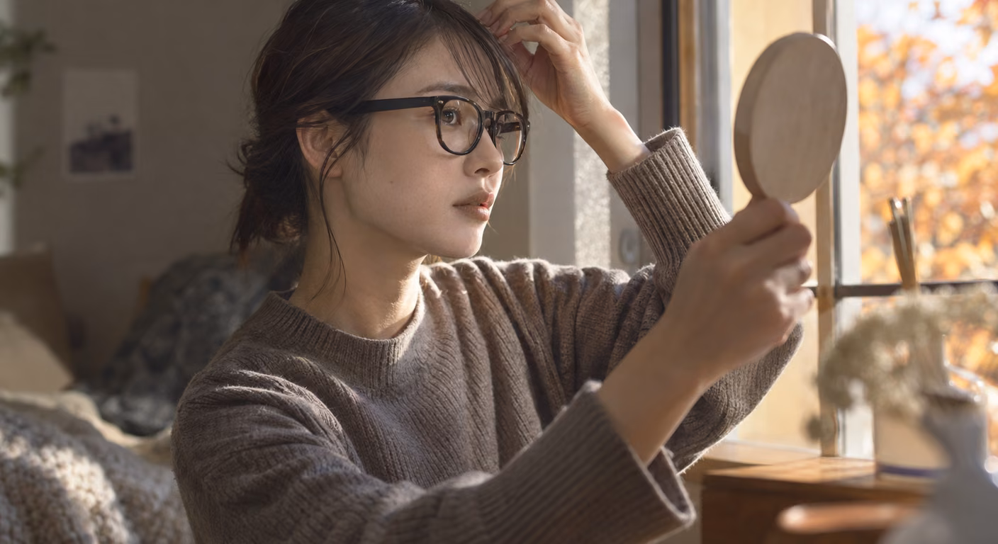 眼鏡の似合う髪型はフレームの太さで選ぶ｜細い縁・太い縁・縁なし