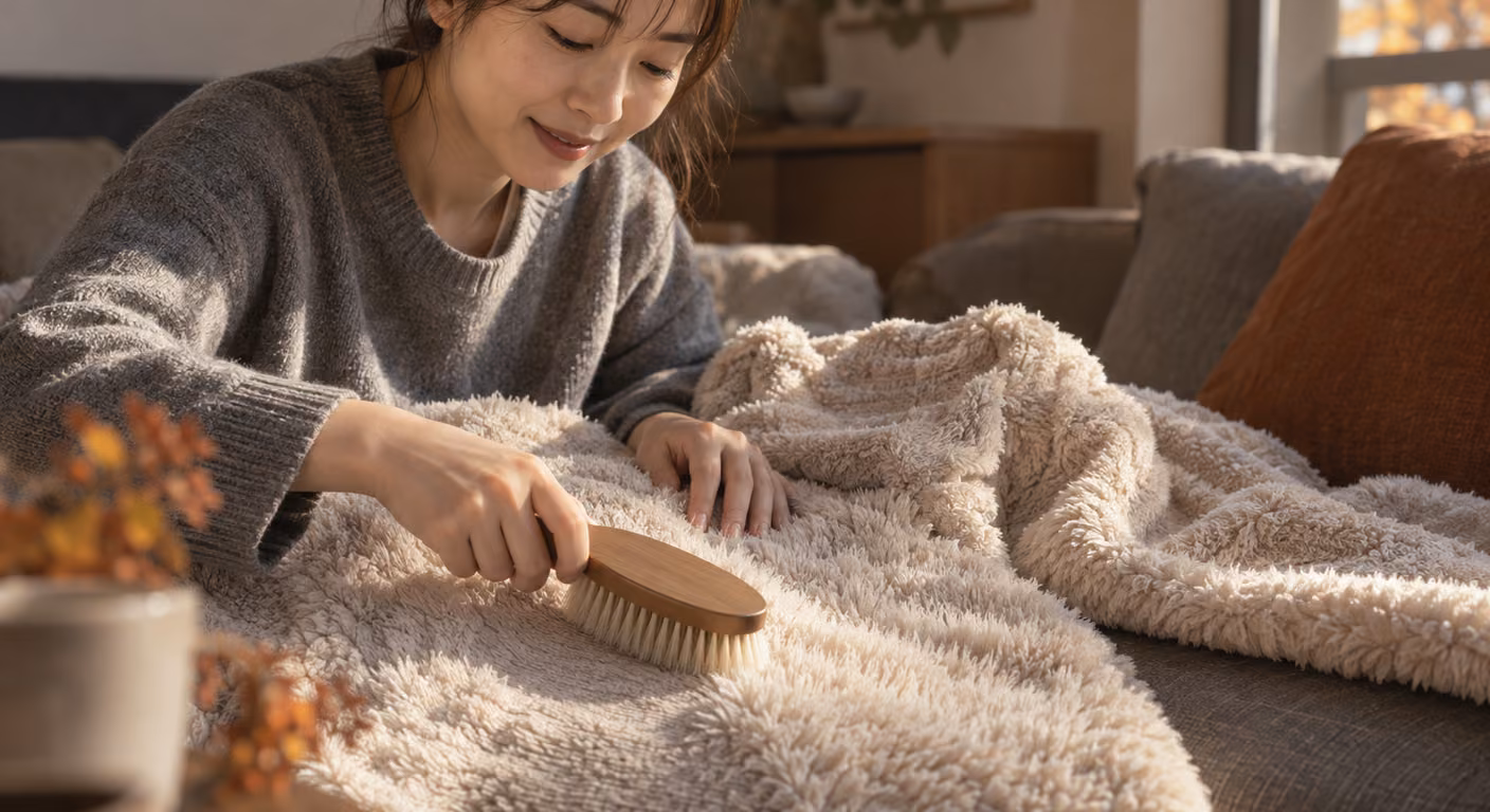 もこもこルームウェアの失敗|潰れる・毛が抜ける・暑いを毛足から直す