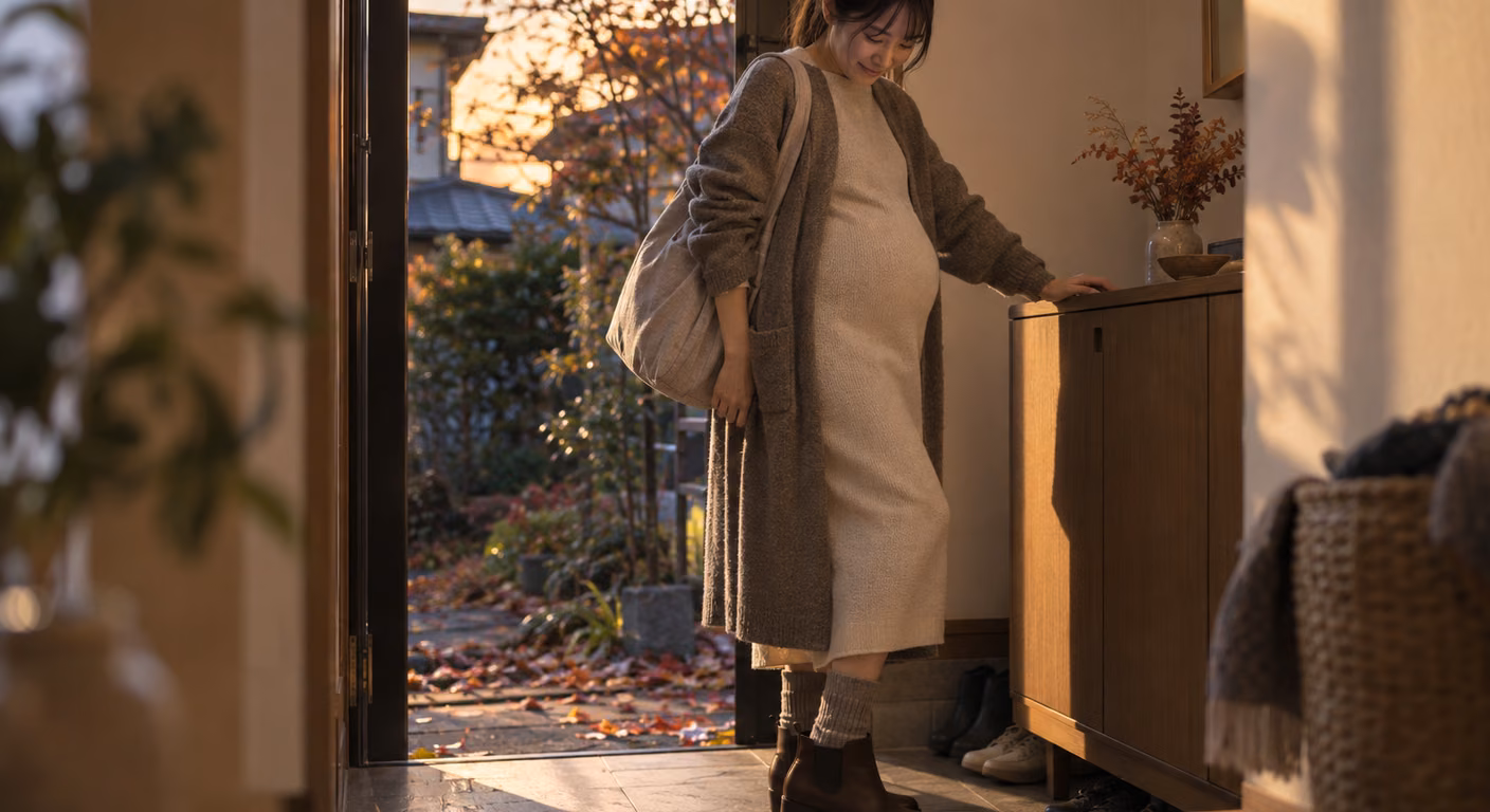 妊婦の靴 秋冬｜ブーツは、かがまずに履いて脱げる形だけ残す