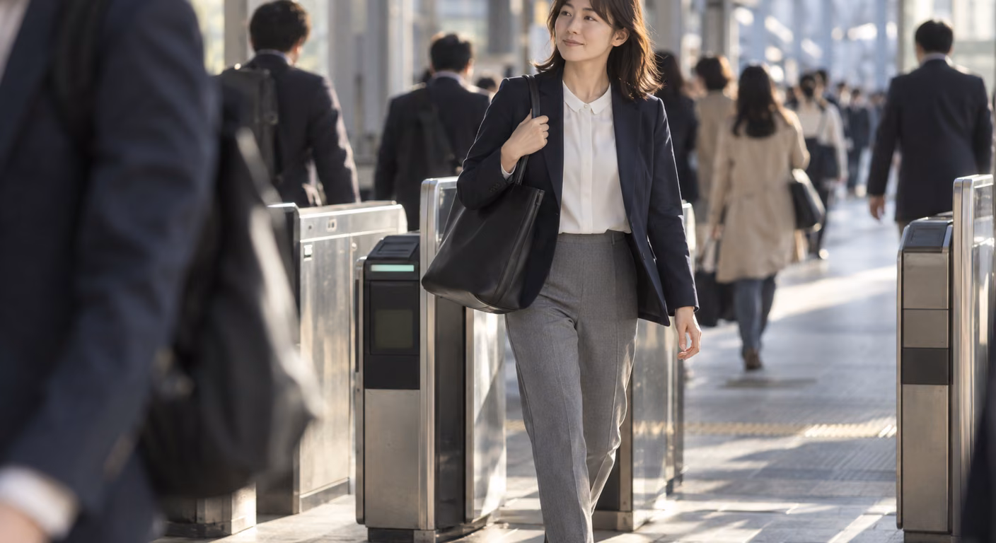 オフィスカジュアル レディース|転職の初出勤は面接で見た服から決める