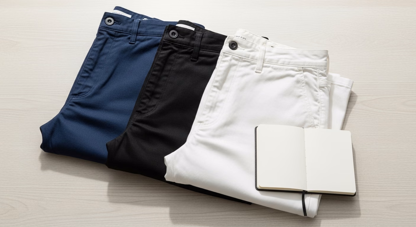 1万円のパンツを3本買って、90日間の通勤で着倒してみた