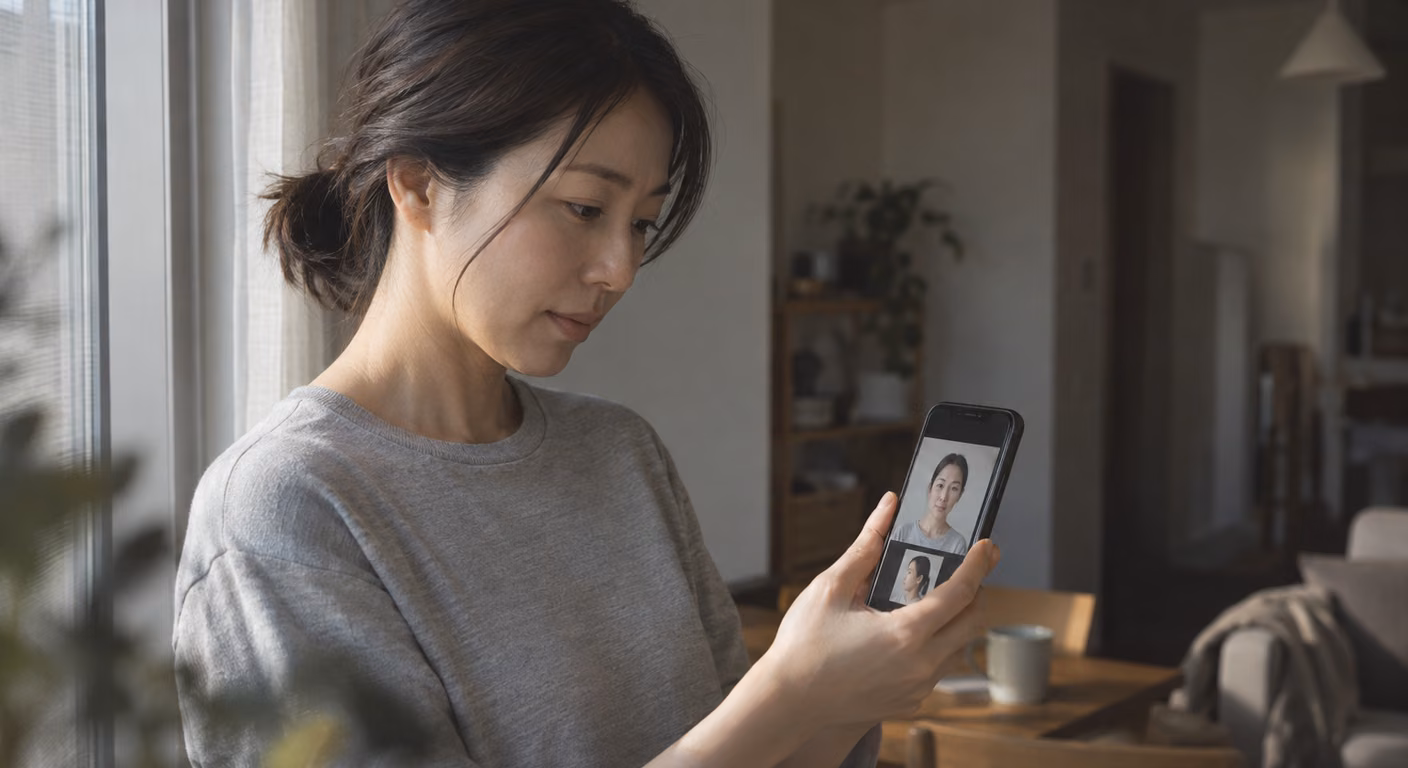 パーソナルデザイン診断をネットで|写真3枚の撮り方と割れた時の決め方