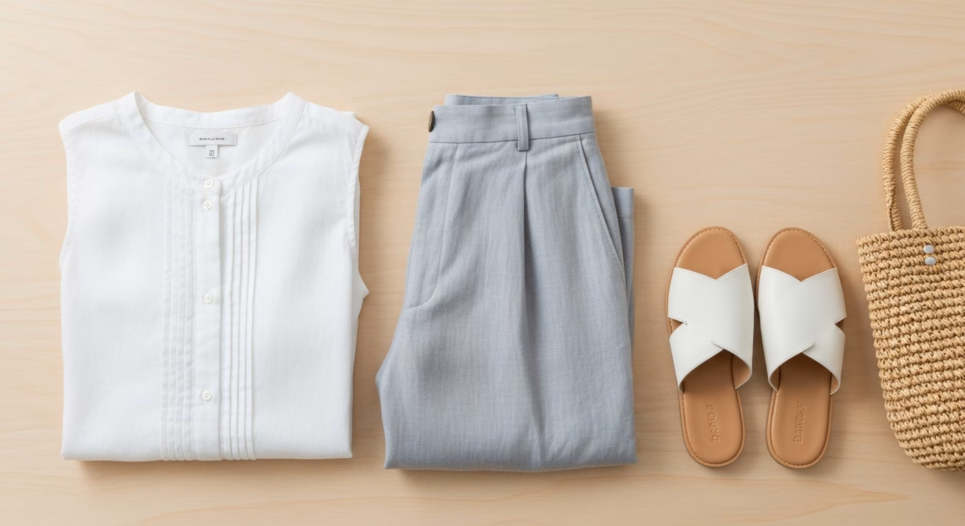 【2026最新】30代後半の盛夏通勤コーデ！上品で涼しい5つの鉄板スタイル