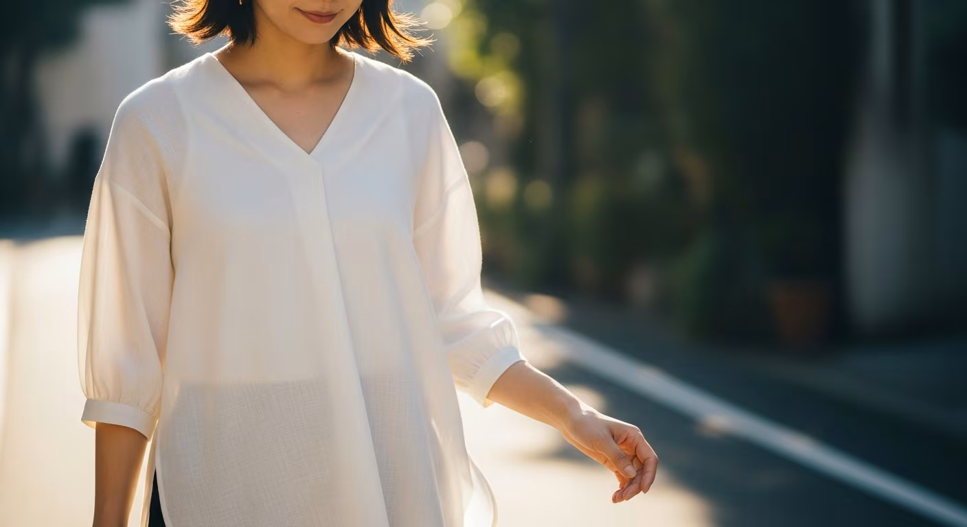 骨格ストレートが、夏に『軽さ』を作る方法