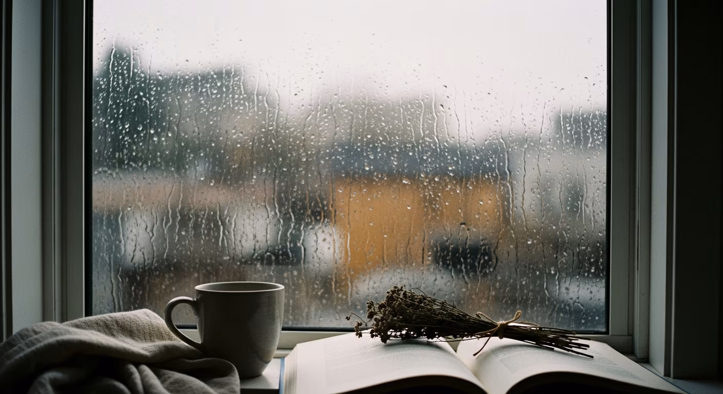 梅雨の窓辺時間|雨を聴きながら自分を整える7つの過ごし方のイメージ