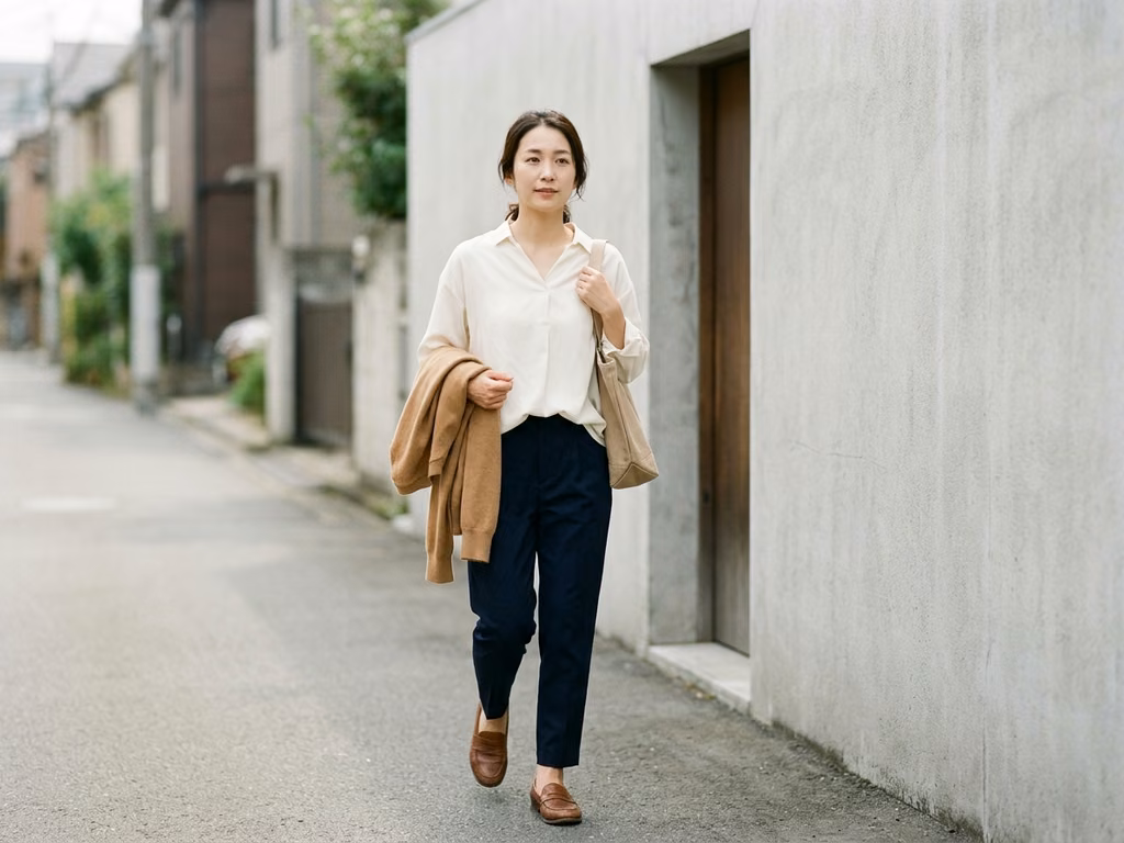 濃さの違う3枚を上下に組み合わせて、段差の付き方を確かめているところ